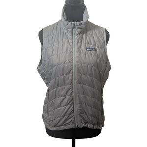 Patagonia Down Sweater Vest, Gray, Size S